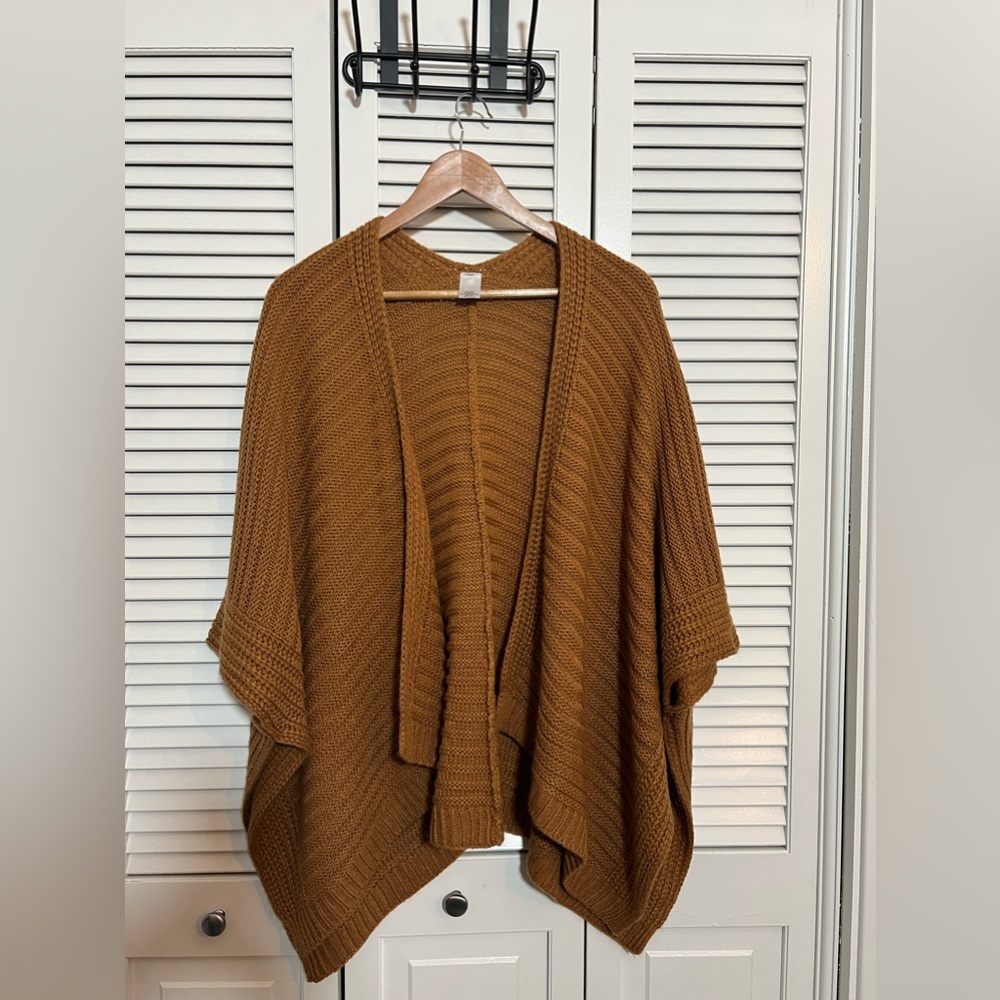 Camel Knit Shawl